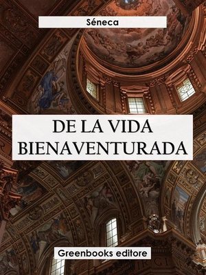 cover image of De la vida bienaventurada